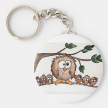 The Owl Family Keychains