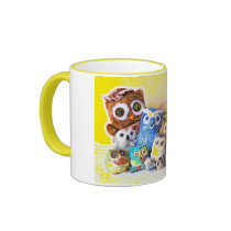 The Owl Family mugs