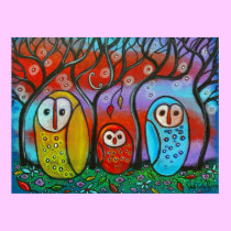 The Owl Family Poster posters