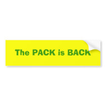 The PACK is BACK bumper stickers by trish1968 The PACK is BACK bumper stickers