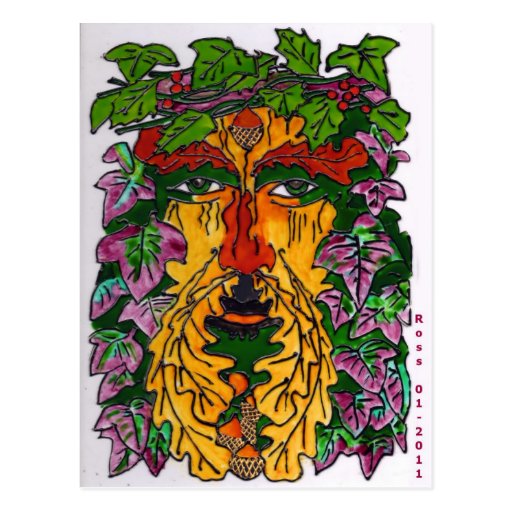 The Pagan Oak King Post Cards