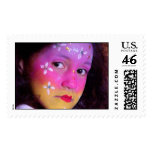 The Painted Face of Nadule Postage Stamp
