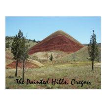 The Painted Hills, Oregon Postcard