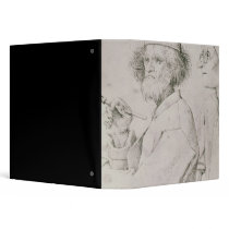The Painter and the Art Lover Vinyl Binder