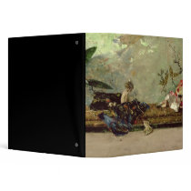 The Painter's Children in the Japanese Salon 3 Ring Binder