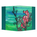 The Paisley Seahorse binder