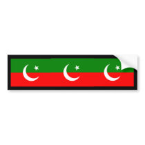 the Pakistan Tehreek e Insaf, Pakistan bumper stickers