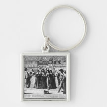 The Palace Gallery, engraved by Le Blond Key Chains