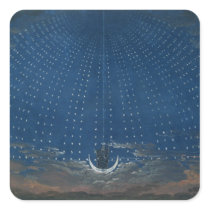 The Palace of the Queen of the Night Square Stickers