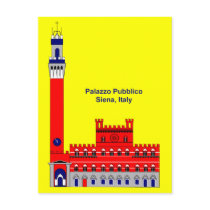The Palazzo Pubblico Inspiration - Siena, Italy postcards