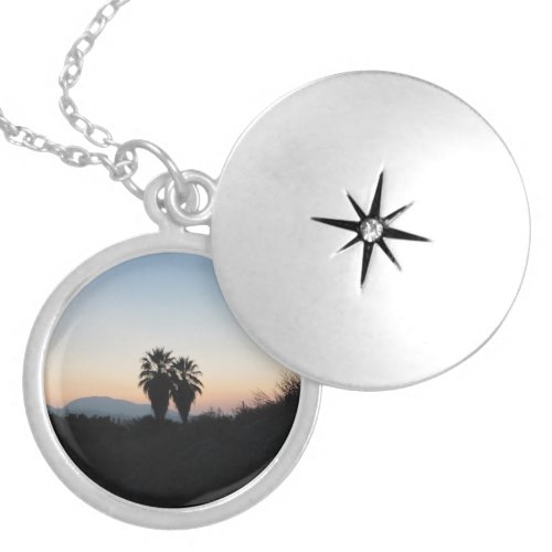 The Palm Trees At Sunset Locket