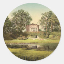 THe Pantheon, park of Worlitz, Anhalt, Germany cla Round Stickers