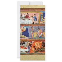 The Parable Of The Rich Man And Lazarus Folio 78 R Rack Card Template
