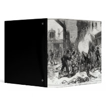 The Paris Commune: A Barricade at Issy Vinyl Binders