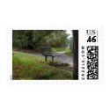 The Park Bench Postage stamp