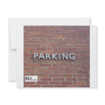 The Parking Brick Wall invitations