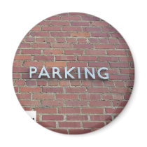 The Parking Brick Wall magnets