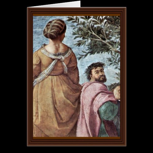 The Parnassus  By Raffael (Best Quality) Greeting Cards