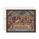 The Parnassus By Raffael (Best Quality) Personalized Invites