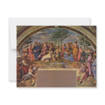 The Parnassus By Raffael (Best Quality) Invitation