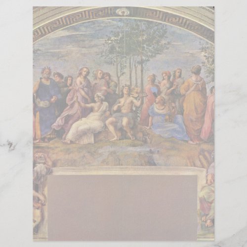 The Parnassus By Raffael (Best Quality) Letterhead