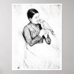 The parrot by Mary Stevenson Cassatt Posters