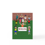 The Party is Here Invitation Greeting Card