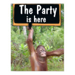The Party is Here Sign posters