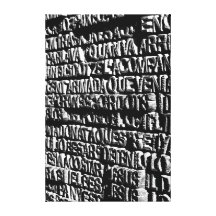 The Passion Facade Stretched Canvas Print