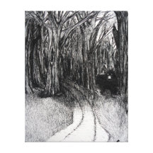 The Path Stretched Canvas Prints