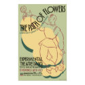 The Path of Flowers Poster posters by retroz The Path of Flowers Poster posters