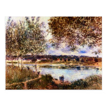 The Path to the Old Ferry, 1880 by Alfred Sisley postcards