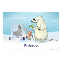 The Patient Polar Bear posters