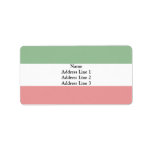 The Patriote Movement (Lower Canada) flag Personalized Address Labels