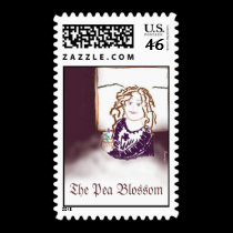 The Pea Blossom Postage stamps