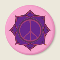 The Peace Flower Magnet