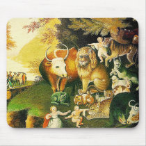 The Peaceable Kingdom mousepads by VintagePets The Peaceable Kingdom mousepads