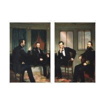 The Peacemakers Abraham Lincoln Wrapped Canvas canvas prints