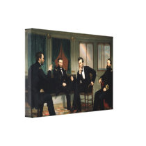 The Peacemakers Abraham Lincoln Wrapped Canvas canvas prints