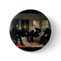 The Peacemakers with Abraham Lincoln Pinback Button