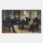 The Peacemakers with Abraham Lincoln Rectangle Stickers
