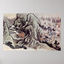 The peach blossom spring by Taijiquan Posters