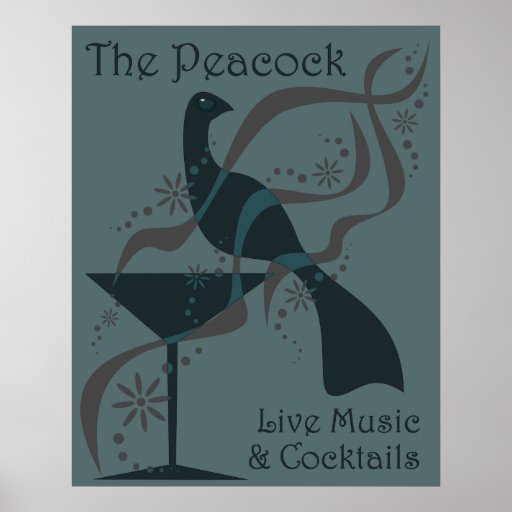 The Peacock Poster