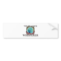 The Peacock Whisperer bumper stickers by AnimalShirts The Peacock Whisperer bumper stickers