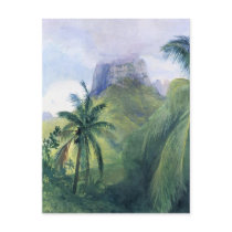 'The Peak of Mauna Roa' - John LaFarge Postcard