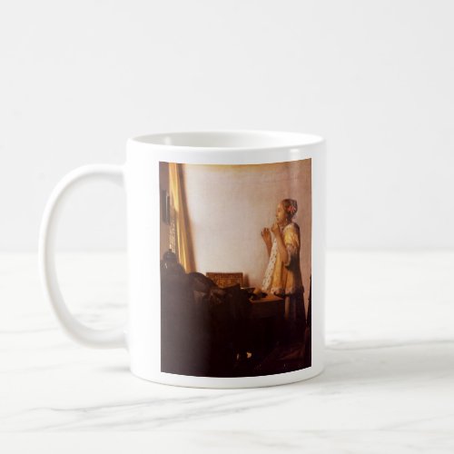 The Pearl Necklace by Johannes Vermeer Coffee Mug