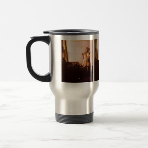 The Pearl Necklace by Johannes Vermeer Coffee Mug