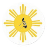 The Pearl of the Orient Round Sticker