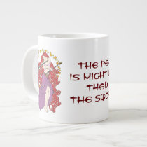 The Pen Is Mightier Extra Large Mugs