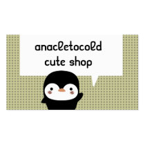 the penguin business cards
